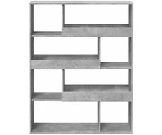 Kambario pertvara, betono pilka, 100x33x125,5cm, mediena