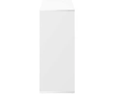 Kambario pertvara, knygų lentyna, balta, 69,5x29x69,5 cm, inžinerinė mediena