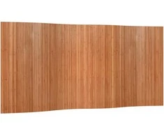Kambario pertvara, rudos spalvos, 165x400cm, bambukas