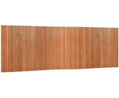 Kambario pertvara, rudos spalvos, 165x600cm, bambukas