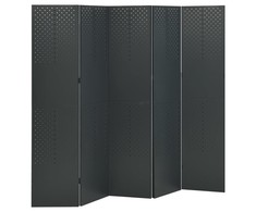 Kambario pertvaros, 5 dalių, 2vnt., pilkos, 200x180cm, plienas