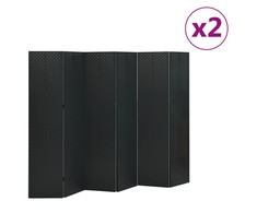 Kambario pertvaros, 6 dalių, 2vnt., juodos, 240x180cm, plienas