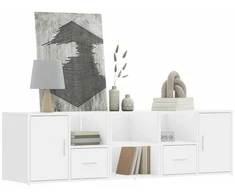 Kampinė spintelė, baltos spalvos, 160x40x45cm, MDP