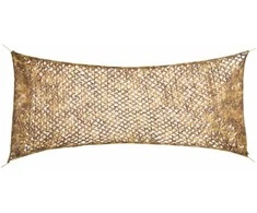 Kamufliažinis tinklas su krepšiu, smėlio spalvos, 312x140cm