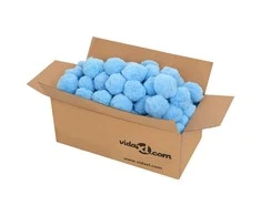 Kamuoliukai baseino filtrui, mėlyni, polietilenas, 700g