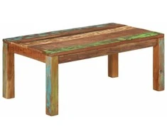 Kavos staliukas, 100x55x40cm, perdirbtos medienos masyvas