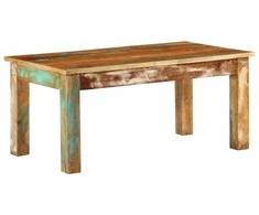 Kavos staliukas, 100x55x45cm, perdirbtos medienos masyvas