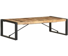 Kavos staliukas, 140x70x40cm, neapdorota mango mediena