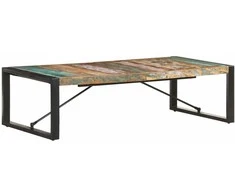 Kavos staliukas, 140x70x40cm, perdirbtos medienos masyvas