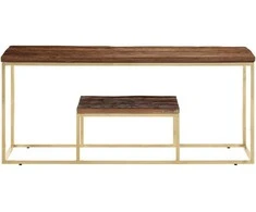 Kavos staliukas, auksinis, plienas ir pabėgių masyvas
