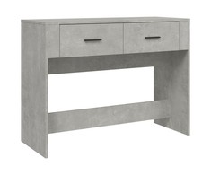 Kavos staliukas, betono pilkas, 100x39x75cm, apdirbta mediena