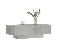 Kavos staliukas, betono pilkas, 100x49,5x31cm, apdirbta mediena