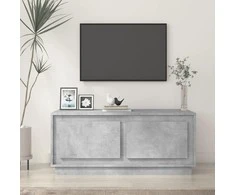 Kavos staliukas, betono pilkas, 102x50x44cm, apdirbta mediena