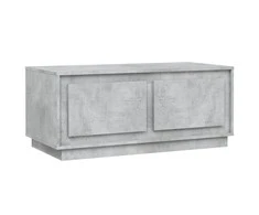 Kavos staliukas, betono pilkas, 102x50x44cm, apdirbta mediena