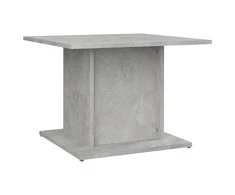 Kavos staliukas, betono, 55,5x55,5x40cm, apdirbta mediena