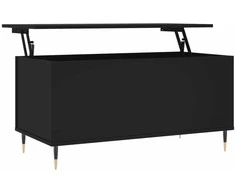 Kavos staliukas, juodos spalvos, 90x44,5x45cm, apdirbta mediena