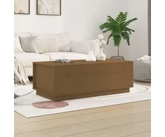 Kavos staliukas, medaus rudas, 100x50x35cm, pušies masyvas