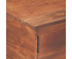 Kavos staliukas, medaus rudas, 67x67x45cm, akacijos masyvas