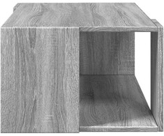 Kavos staliukas, pilkas ąžuolo, 89,5x48x30cm, apdirbta mediena