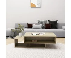 Kavos staliukas, sonoma ąžuolo, 105x55x32cm, apdirbta mediena