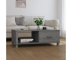 Kavos staliukas HAMAR, tamsiai pilkas, 100x55x35cm, pušis