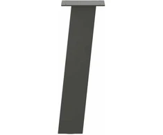 Kavos staliuko kojelės, 4 vnt., antracito spalvos, 30 cm, plienas