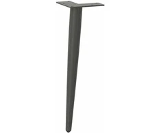 Kavos staliuko kojelės, 4 vnt., antracito, 42-43cm, plienas