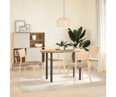 Konsolinio stalo kojos, 4 vnt., antracito spalvos, 72-74 cm, plienas