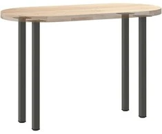 Konsolinio stalo kojos, 4 vnt., antracito spalvos, 72-74 cm, plienas