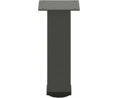 Kavos staliuko kojelės, 4 vnt., antracito spalvos, 42-44 cm, plienas