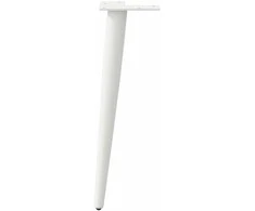 Kavos staliuko kojelės, 4 vnt., balta, 30-31cm, plienas