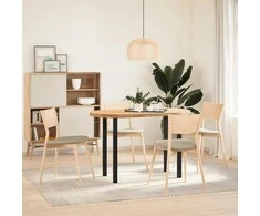 Konsolinio stalo kojelės, 4 vnt., juodos, 72-74 cm, plienas