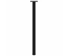 Konsolinio stalo kojelės, 4 vnt., juodos, 72-74 cm, plienas