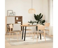 Konsolinio stalo kojos, 4 vnt., juodos, 72 cm, plienas