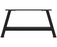 Kavos staliuko kojelės, A formos, 2 vnt., juodos, 60x(30-31) cm, plienas