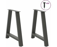 Kavos staliuko kojelės, A formos, 2 vnt., 70x(72-73)cm