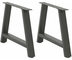 Kavos staliuko kojelės, A formos, 2 vnt., 60x(42-43)cm