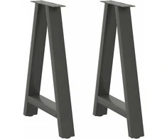 Kavos staliuko kojelės, A formos, 2 vnt., 50x(72-73)cm