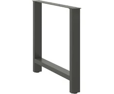 Kavos staliuko kojelės, antracito, 2 vnt., 80x(72-73)cm