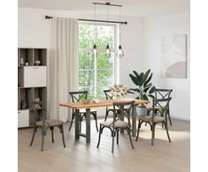 Kavos staliuko kojelės, antracito, 2 vnt., 50x(72-73)cm