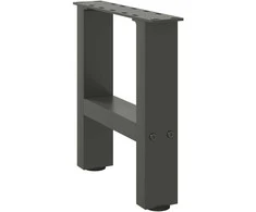 Kavos staliuko kojos, antracito spalvos, 2 vnt., 40x(30-31) cm, plienas