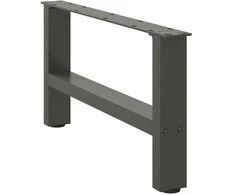 Kavos staliuko kojos, antracito spalvos, 2 vnt., 60x(30-31) cm, plienas