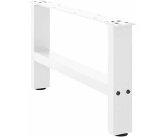Kavos staliuko kojelės, balta, 2 vnt., 70x(30-31)cm, plienas