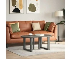 Kavos staliuko kojelės, T formos, 2 vnt., 50x25x(42-43)cm