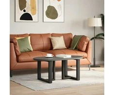 Kavos staliuko kojelės, T formos, 2 vnt., 50x25x(42-43)cm
