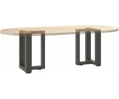 Kavos staliuko kojelės, 2 vnt., antracito spalvos, 28x25x(42-43) cm, plienas