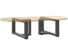 Kavos staliuko kojelės, T formos, 2 vnt., 70x25x(30-31)cm
