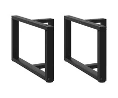Kavos staliuko kojelės, T formos, 2 vnt., 70x25x(42-43)cm