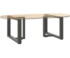 Kavos staliuko kojelės, T formos, 2 vnt., 70x25x(42-43)cm