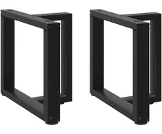 Kavos staliuko kojelės, T formos, 2 vnt., 50x25x(42-43)cm